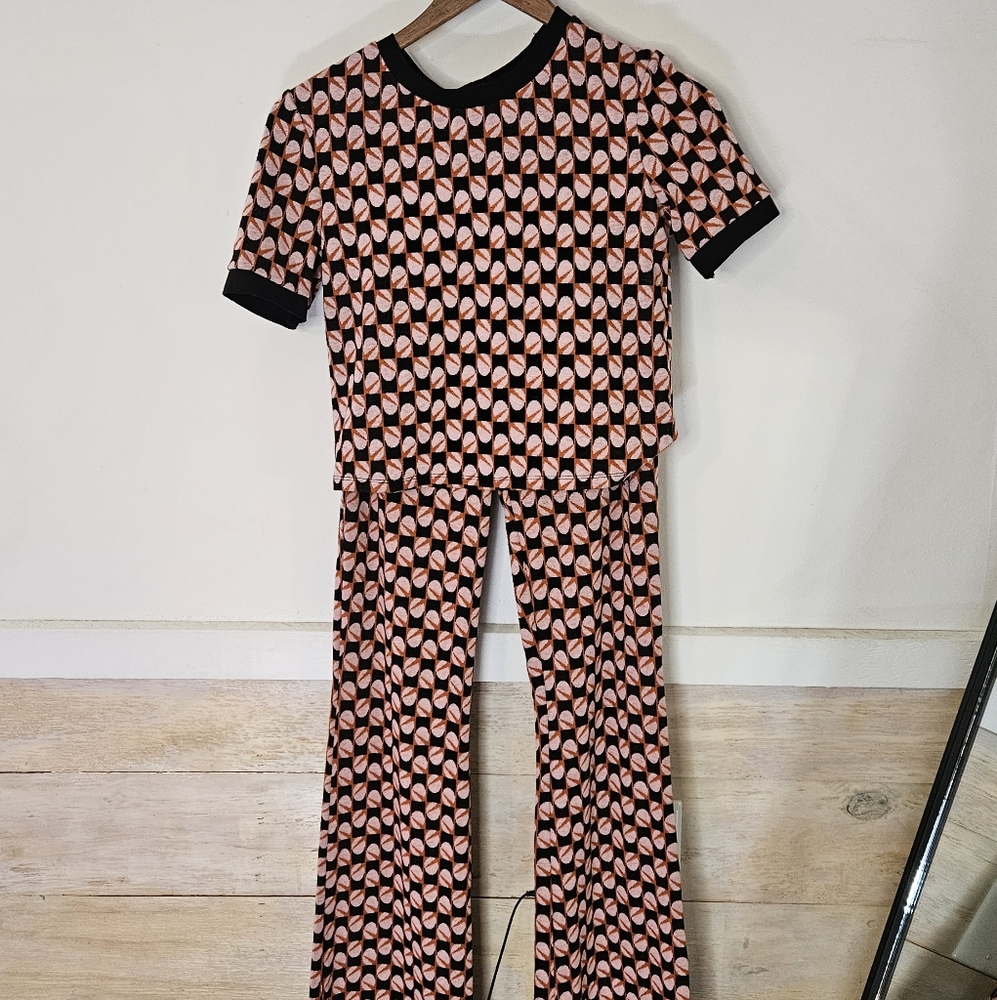 Zara Co Ord Matching Set Print